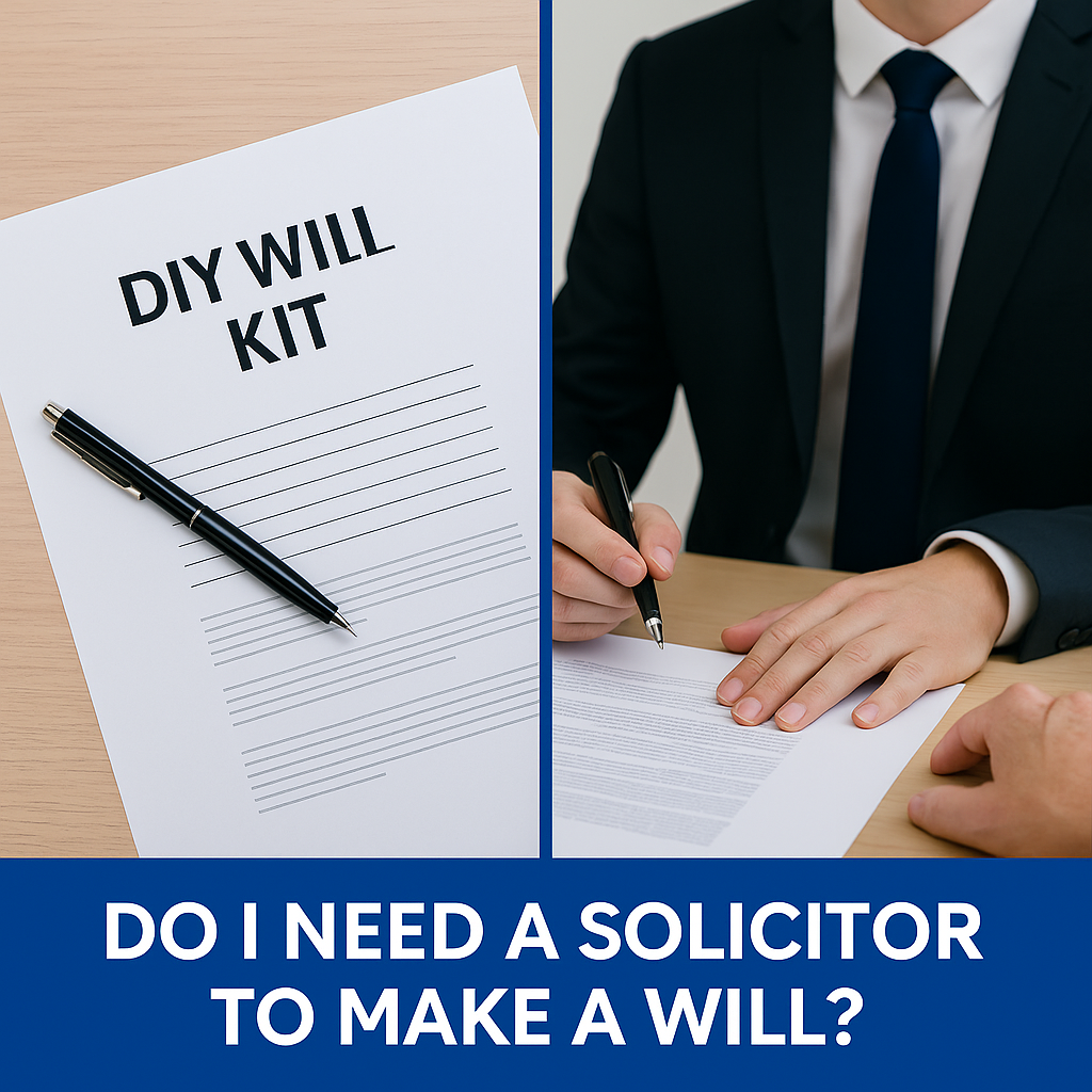 Do I need a solicitor to make a Will