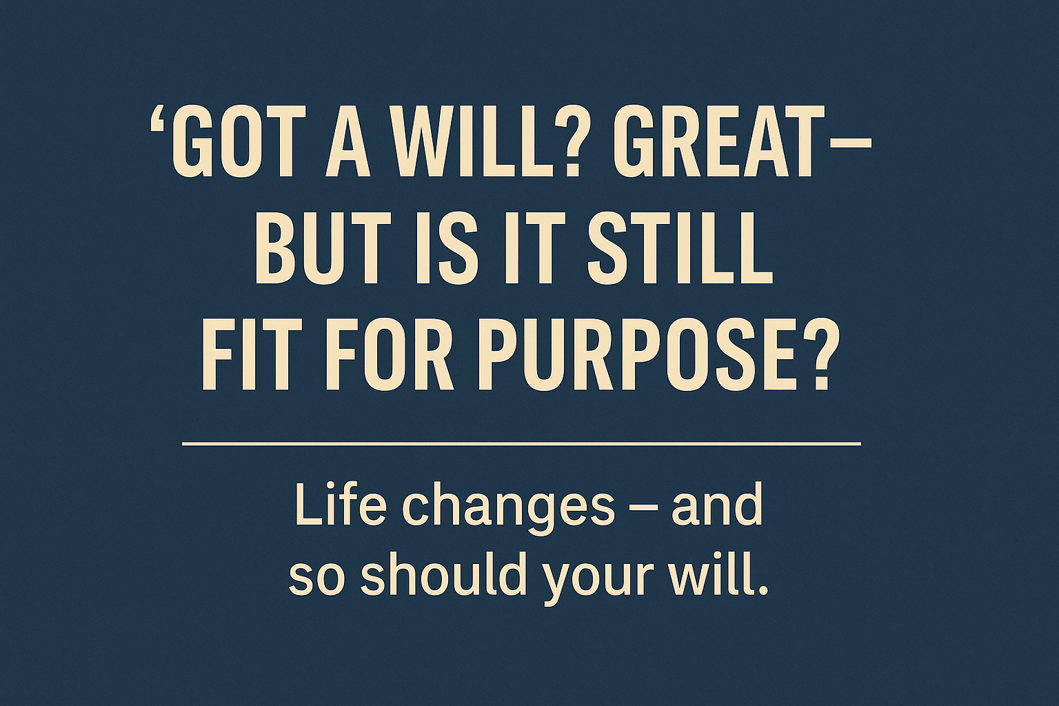 Update My Will in the UK